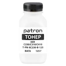 Тонер XER C230/C310/C410, 125 г, Black Patron (PN-XC230-B-125)