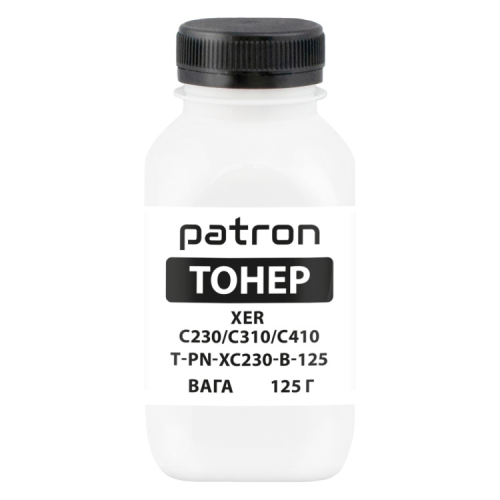 Тонер XER C230/C310/C410, 125 г, Black Patron (PN-XC230-B-125)
