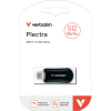 USB флеш накопичувач Verbatim 512GB Plectra Black USB-C (30227)