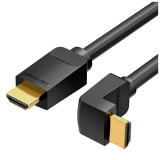 Кабель мультимедійний HDMI M to HDMI M 3.0m V2.0 4K60Hz 90° corner black Vention (AARBI)