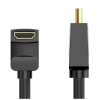 Кабель мультимедійний HDMI M to HDMI M 3.0m V2.0 4K60Hz 90° corner black Vention (AARBI)