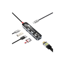 Концентратор Promate USB-C 7-in-1 Promate transhub-lite (transhub-lite)