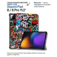 Чохол до планшета BeCover Smart Case Xiaomi Pad 8 / 8 Pro 11.2" Graffiti (714586)