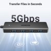 Концентратор Ugreen USB 3.0 to 4хUSB 3.0 0.15m Space Gray CM219 (25851)