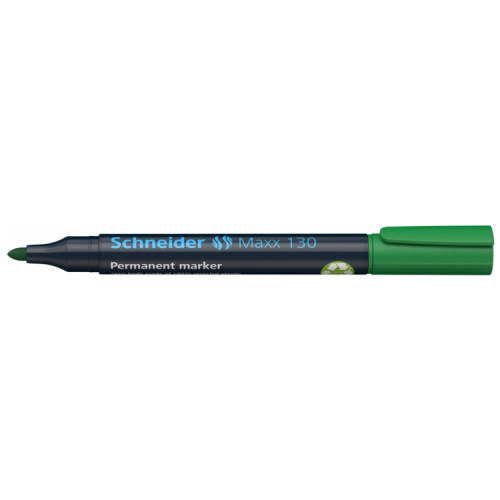 Маркер Schneider MAXX 130 перманентний 2-3 мм, зелений (S113004)