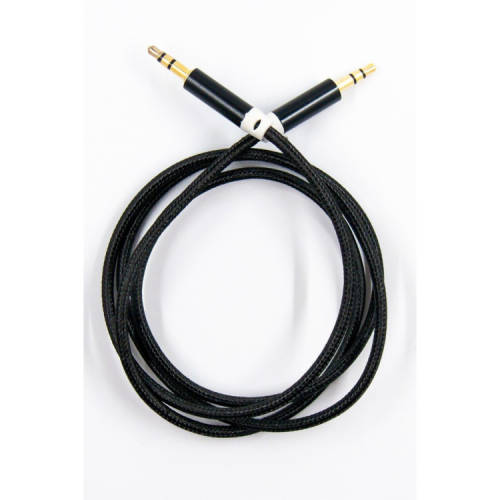 Кабель мультимедійний 3.5mm M to 3.5mm M 1.0m black Dengos (AUDIO-PLS-UG-BLACK)