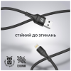 Дата кабель USB 2.0 AM to Lightning 1.0m AR87 3A black Armorstandart (ARM64037)