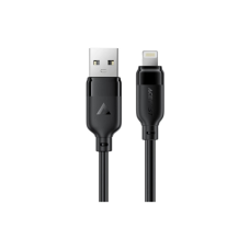 Дата кабель USB 2.0 AM to Lightning 1.2m 2.4A TPE black Acefast (6974316286202)