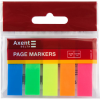 Стикер-закладка Axent Plastic bookmarks 5х12х45mm, 125шт (D2450-01)