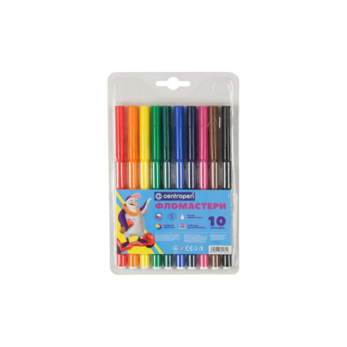 Фломастери Centropen 7790/10 Washable, 10 colors (7790/10 ТП)