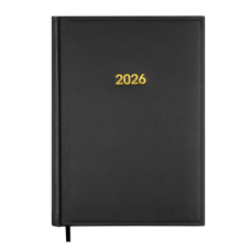 Тижневик Buromax датований 2026 BASE А5 чорний (BM.2108-01)