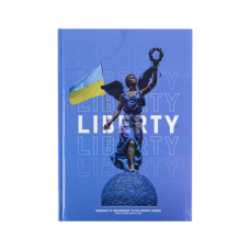 Книга записная Axent Liberty А4, 96 листов, клетка, синяя (8422-551-A)