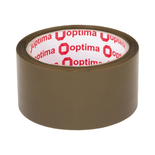 Скотч Optima 48 мм х 50 м х 43 мкм Extra, коричневий (O45327)