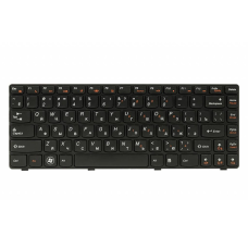 Клавиатура ноутбука PowerPlant Lenovo IdeaPad G470 черный, черный фрейм (KB311897)
