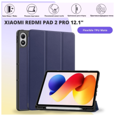 Чохол до планшета BeCover Flexible TPU Mate Xiaomi Redmi Pad 2 Pro 12.1" Deep Blue (715606)