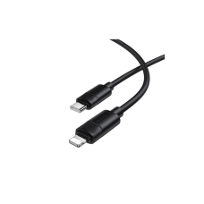 Дата кабель USB-C to Lightning 1.0m PD30W silicone BX123 Leya black BOROFONE (6941991124174)