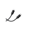 Дата кабель USB-C to Lightning 1.0m PD30W silicone BX123 Leya black BOROFONE (6941991124174)