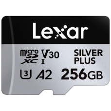 Карта памяти Lexar 256GB microSDXC class 10 UHS-I U3 V30 A2 Professional Silver (LMSSIPL256G-BNANG)