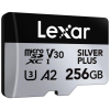 Карта памяти Lexar 256GB microSDXC class 10 UHS-I U3 V30 A2 Professional Silver (LMSSIPL256G-BNANG)