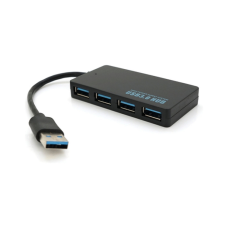 Концентратор Voltronic USB 3.0 to 4xUSB 0.14m flat black (YT-3HF4/2TB)