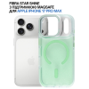 Чохол до мобільного телефона BeCover FIBRA Star Shine MagSafe Apple iPhone 17 Pro Max Green (715434)