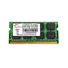 Модуль памяти для ноутбука SoDIMM DDR3 4GB 1066 MHz G.Skill (F3-8500CL7S-4GBSQ)