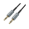 Кабель мультимедійний 3.5mm M to 3.5mm M 3.0m UPA31 Cindy spring AUX Black HOCO (6942007631235)