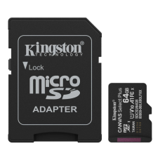 Карта памяти Kingston 64GB microSDXC class 10 UHS-I V10 A1 Canvas Select Plus (SDCS3/64GB)