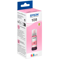 Контейнер с чернилами Epson 108 EcoTank L8050/L18050 light magenta (C13T09C64A)