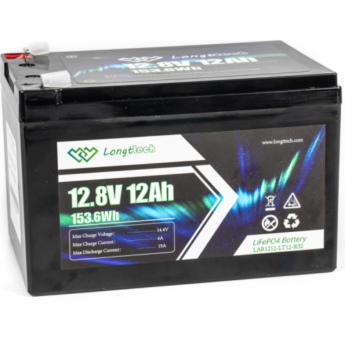 Батарея LiFePo4 Longttech LiFePO4 12.8V - 12Ah (LAR1212-LT12-R32)