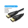 Кабель мультимедийный DisplayPort M to DisplayPort M 1.0m black Vention (HCCBF)