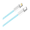 Дата кабель USB-C to Lightning 1.0m 27W blue ColorWay (CW-CBPDCL061-BL)