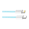 Дата кабель USB-C to Lightning 1.0m 27W blue ColorWay (CW-CBPDCL061-BL)