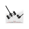 Дата кабель USB 2.0 AM to Lightning + Micro 5P + Type-C pentapower.black Promate (pentapower.black)