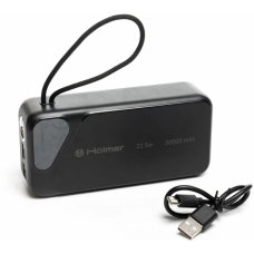 Батарея універсальна Hölmer NRG-02 Cheetah 30000mAh 22.5W Black (NRG-02 Cheetah)
