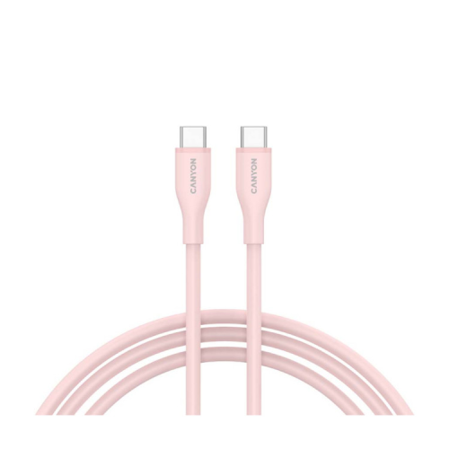 Дата кабель USB-C to USB-C 1.0m CC60SC10 60W Silicon Pink Sand Canyon (CNS-CC60SC10PS)