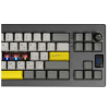 Клавіатура Epomaker Shadow-X 70 Flamingo Switch Hot-Swap LCD Screen RGB Wireless/Bluetooth/USB UA Black (SHX-B-F)