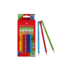 Олівці кольорові Faber-Castell JUMBO Triangular Junior, потовщені, 20 кольорів тригранні + точилка (12391)