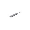 Концентратор Trust USB-C 7-in1 2xUSB-А 3.2/2xUSB-С/2xHDMI/DP aluminiu 0.16m grey (25661_TRUST)