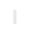 Мережевий подовжувач 2E 5XCEE7/17, 1.5м, white (2E-U0510M1.5)