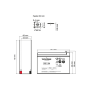 Батарея к ИБП TECNOWARE 12V-7.2Ah (EACPE12V7A2TWP)