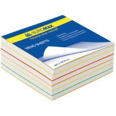 Папір для нотаток Buromax Rainbow 90х90х40мм, unglued (BM.2245)