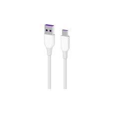 Дата кабель USB 2.0 AM to Type-C 1.0m Glow white 2E (2E-CCAC-WH)