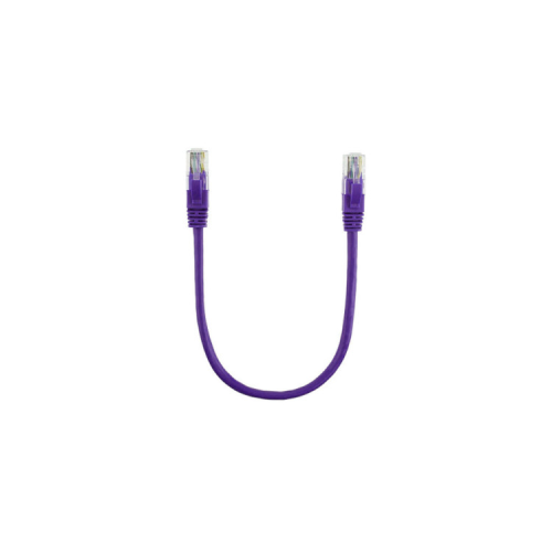 Патч-корд 0.5м, UTP, cat.5e, CU, violet Ritar (PCR-CU/0.5Pe / 14089)