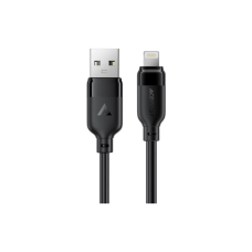 Дата кабель USB 2.0 AM to Lightning 2.0m 2.4A TPE black Acefast (6974316286271)