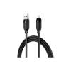 Дата кабель USB 2.0 AM to Lightning 2.0m 2.4A TPE black Acefast (6974316286271)