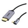 Кабель мультимедійний USB-C to HDMI M 1.8m 4K60Hz 90° corner Choetech (XCH-1803)