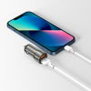 Зарядний пристрій XO CC48 + cable Lightning Smart Metal 2USB, 2.4A Grey (XO-CC48i-GR)