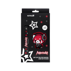 Бейдж Kite набор на липучке и подвеска Aggretsuko (AR25-3010-2)