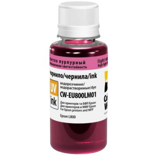 Чорнило ColorWay Epson L800 Light Magenta EU800LM (CW-EU800LM01)